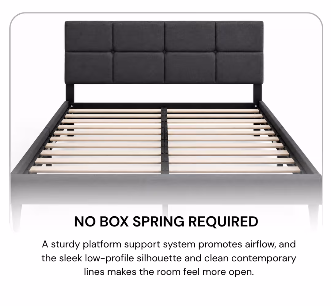 SS-2102 Platform Bed view 6