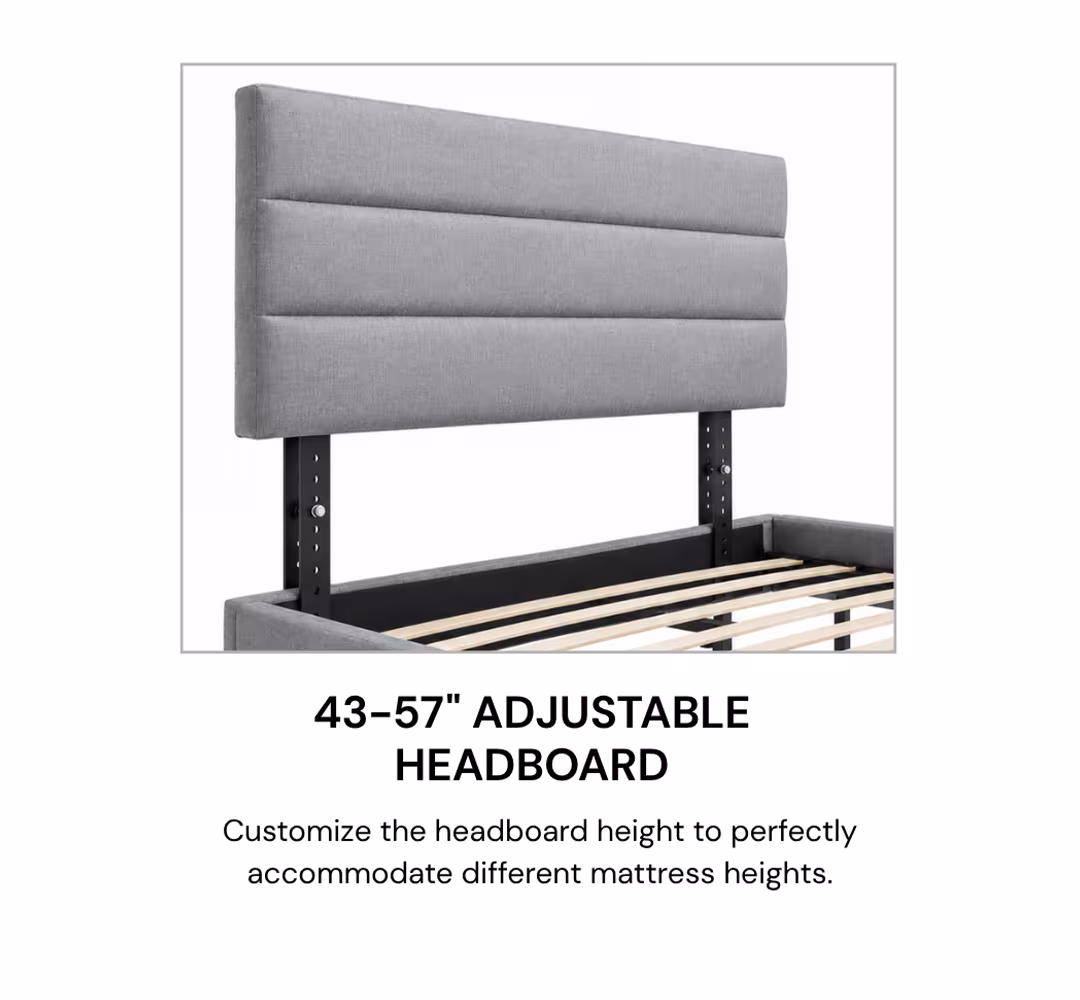 SS-2103 Platform Bed view 4