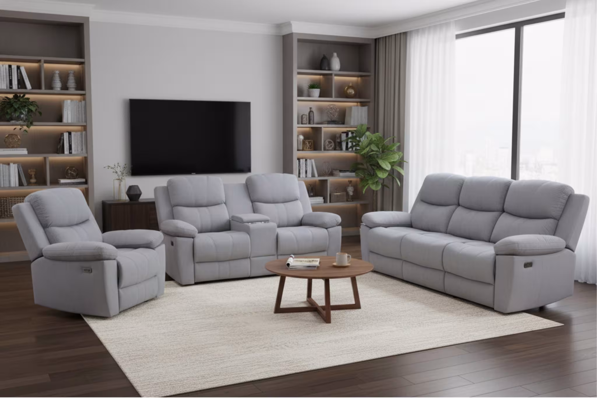 SS-1125 Power Recliner Sofa Set